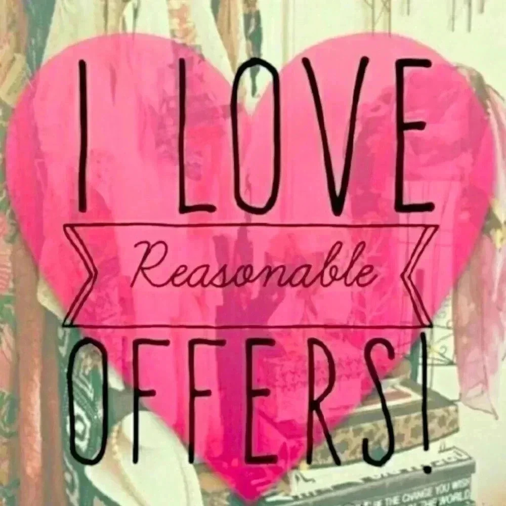 I welcome all reasonable offers on NewWithTags - and ALL offers on all other